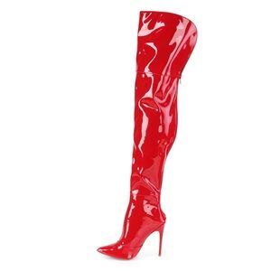 The boots are like new, I just wore one time for a photoshoot.